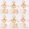 26 Initials Letter Butterfly Tassel Pendant Keychain Backpack Jewelry Hangings Decoration