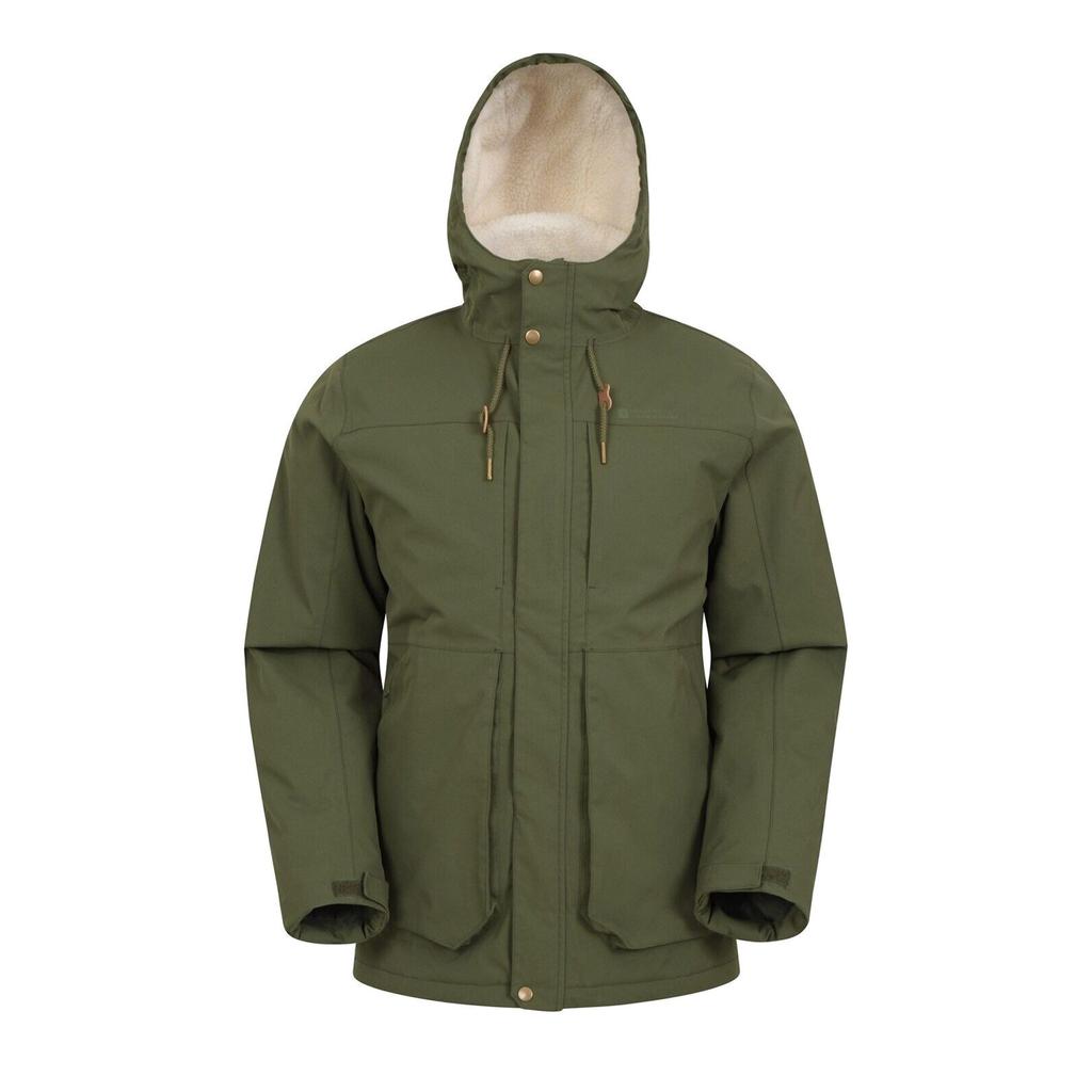Mountain Warehouse Mens Coastline Borg Waterproof Jacket