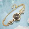 Adjustable Bracelet Watch Quartz Movement Flower Bracelet Watch Women's Quartz Watch  Gift Giving