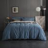 Light Luxury and High-end Cotton 100-count Solid Color Single Product Brushed Four-piece Duvet Cover