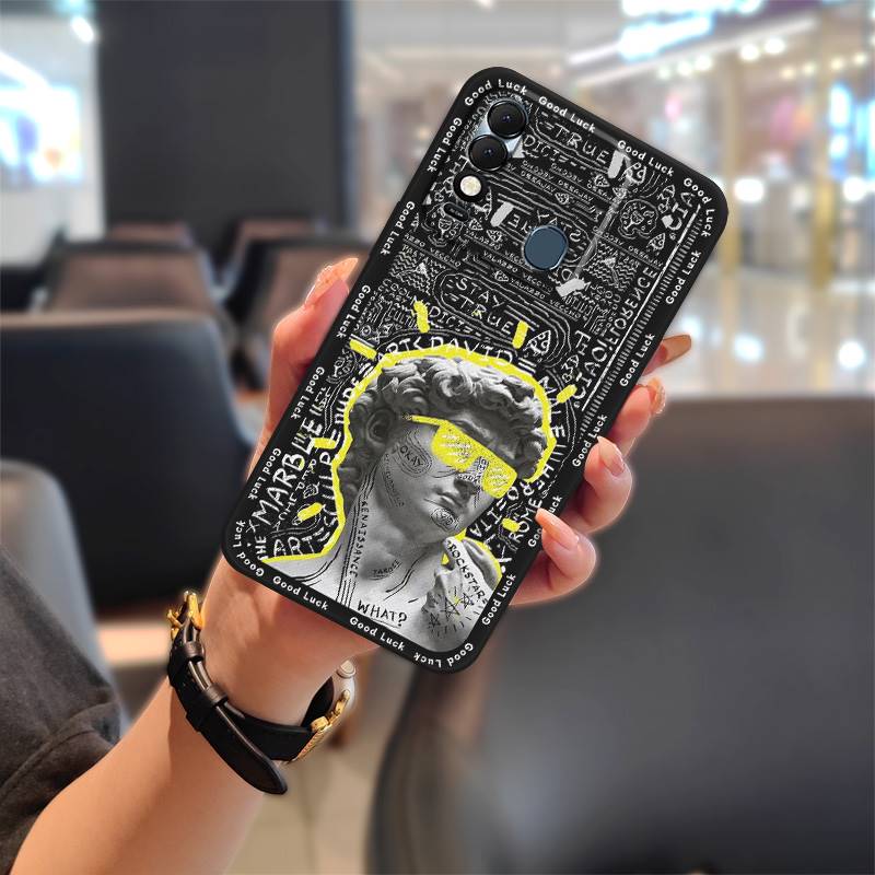 Прочный чехол для телефона с рисунком для Tecno Spark8T, ударопрочный, TPU, противоударный, защитный, мягкий, водонепроницаемый, полностью закрывающий чехол