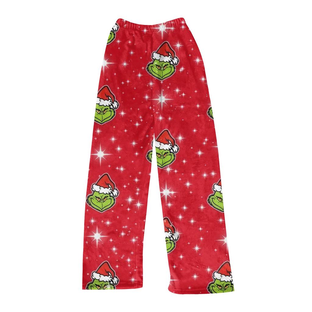 Женские зимние клетчатые брюки, длинные брюки, спортивные брюки