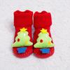 Newborn Baby Boys Girls Christmas Floor Socks Anti-Slip Baby Step Socks