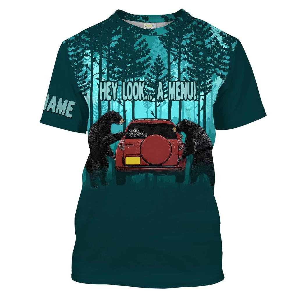 Новая футболка с короткими рукавами, топ с 3D-принтом и персонализированной круглой горловиной