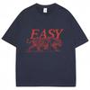 Funny Easy Tiger Meme Print T Shirt Unisexs Womens Fashion Personality TShirt High Quality Loose Casual Tee Shirts