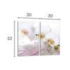 Szklana płyta ochronna na kuchenkę 2x30x52 Orchidea
