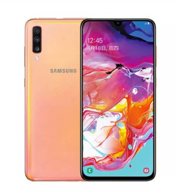 Восстановленный Samsung Galaxy A70 A705F Android 32 МП 128 ГБ 6 ГБ ОЗУ Мобильный телефон с 2 SIM