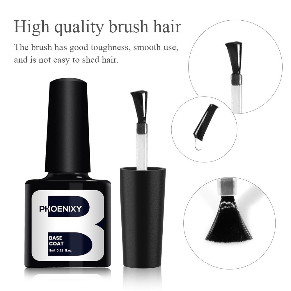 PHOENIXY 8 мл базовый гель-лак УФ-прозрачный гель для ногтей стойкий гель для замачивания