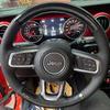 Черная нескользящая крышка на руль автомобиля из кожи и углеродного волокна, ручной работы, для Jeep Wrangler 2018-