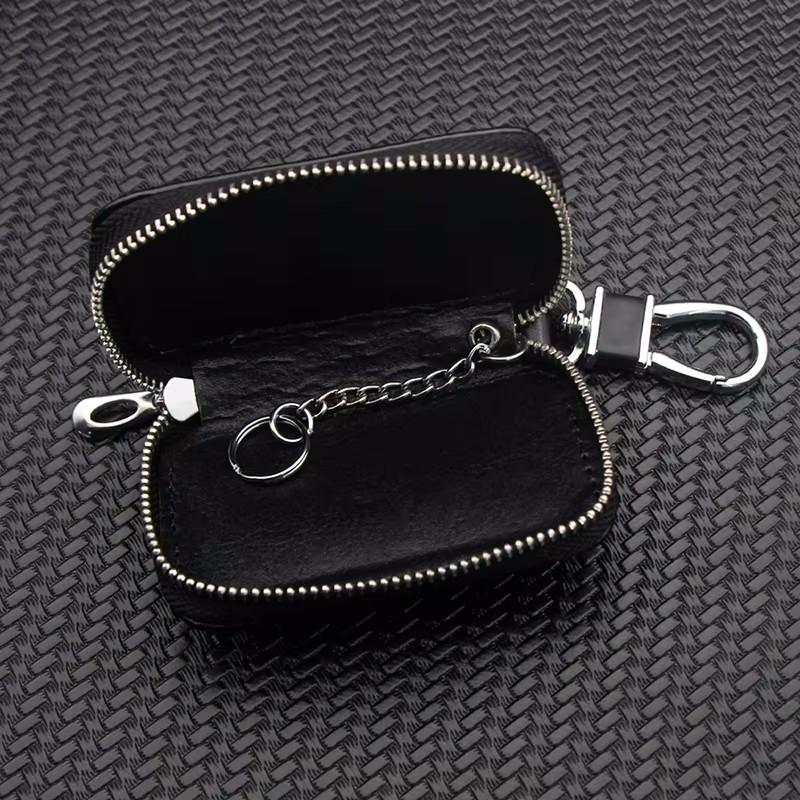 zbfwl3 For Skoda Octavia 2 3 Kodiaq Fabia Rapid Superb A5 A7 Genuine Leather Car Remote Key Case Cover Key Wallet Key Bag Accessories