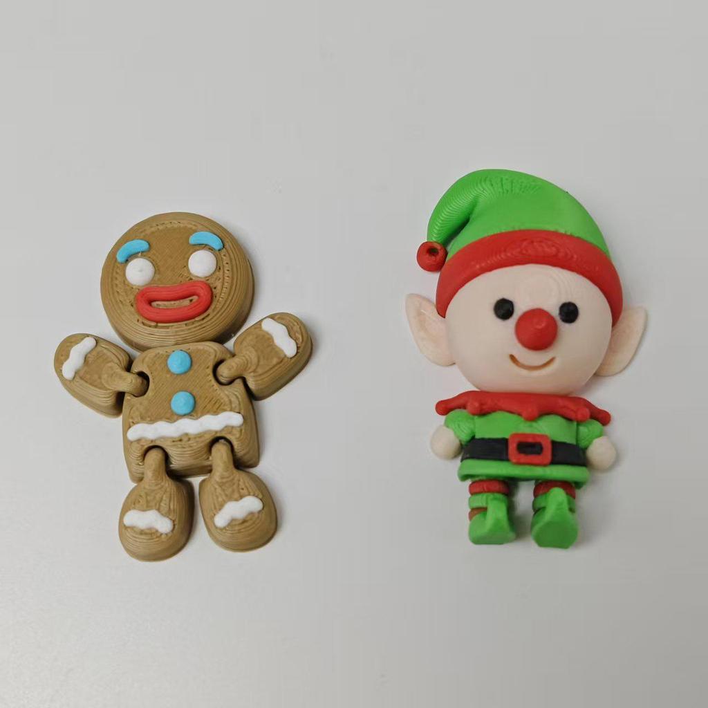 3D Printed Christmas Ornaments: Gingerbread Men, Snowman Crafts, and Gnome Decorations