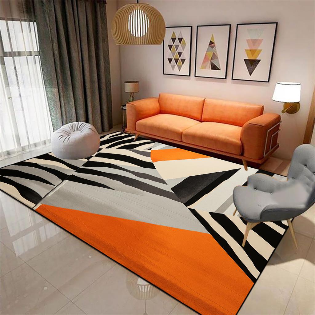 Легкая Роскошь Скандинавские Ковры Украшение Гостиной Ковер для Кофейного Столика Домашний Нескользящий Декор Спальни Прихожая Напольный Коврик Настраиваемый