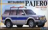 Пластиковая модель Mitsubishi Pajero в полном комплекте 1/24