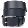 Идеальный мужской кожаный ремень GRANDE PELLE Leather Belt 21470 Синий