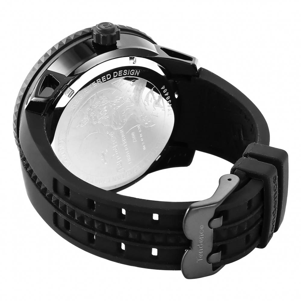 [Tendence] Watch DC BATMAN Collection Gulliver Batman Collaboration Blue Dial Nylon Mineral Glass Quartz 51MM Watch TY430404 Men's Black