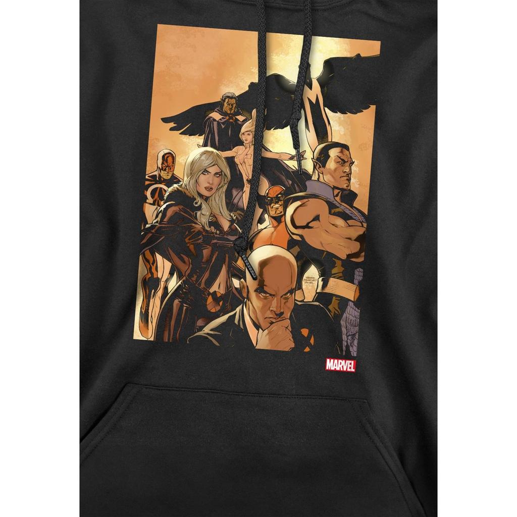 Marvel Мужская толстовка с капюшоном X-Men Comic Cover Team