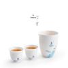 Nanshan Mr. Nine-Color Deer White Porcelain Fairness Cup