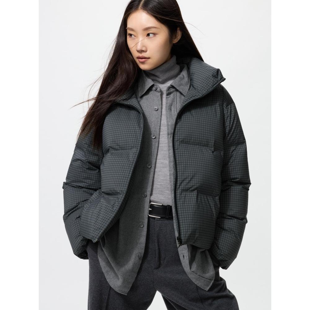 Uniqlo Япония Бесшовная короткая куртка с пухом