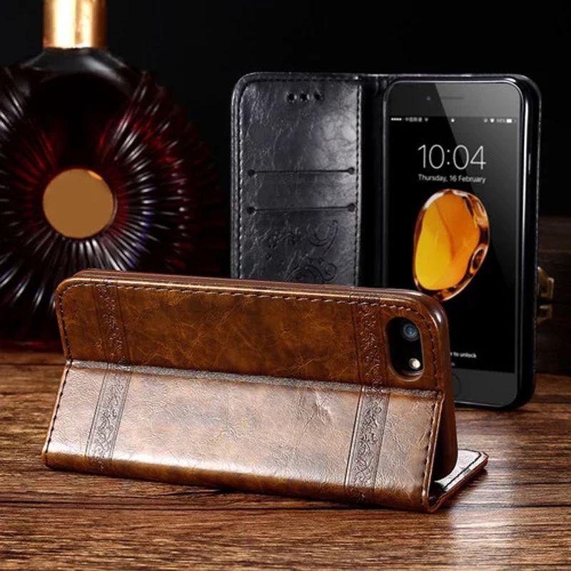 Элегантный Роскошный Кошелек-Чехол Для Iphone 5 5s 6 6s 7 Plus С Универсальной Функциональностью И Стилем