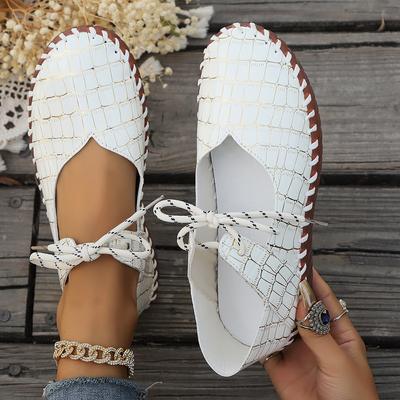 Женские повседневные туфли на мягкой подошве большого размера, новинка 2024 года, повседневная рабочая обувь для мам с каменным узором, женская обувь на мягкой подошве