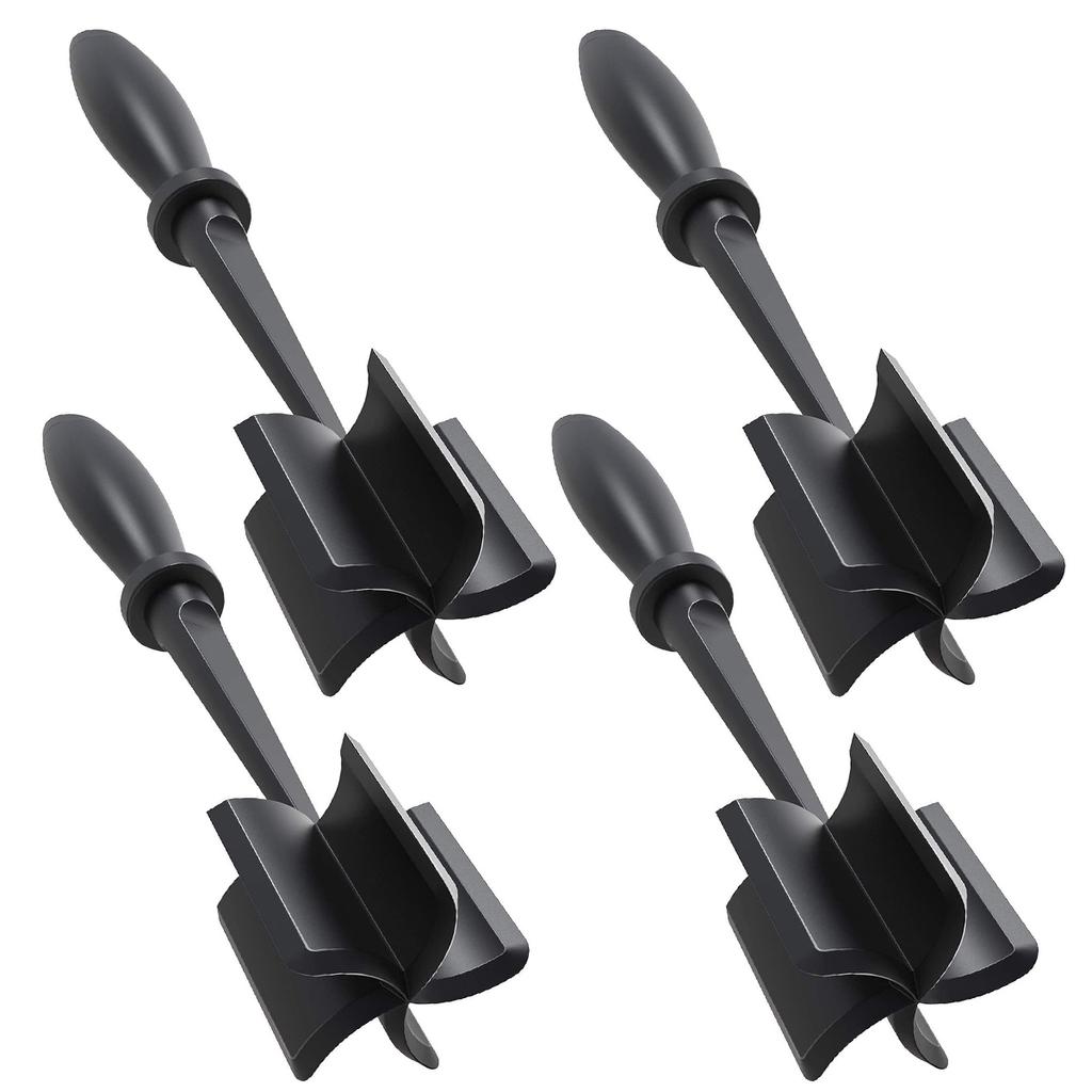 4/1PCS Meat Chopper Masher for Ground Beef and Hamburger Meat, Heat Resistant Curved Blades Ground Beef Smasher Potato Masher