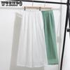 Mint Wide Leg Breathable Casual Pants with High Waist and Drooping Sensation Summer Thin Cool Pants