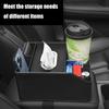 Car Center Console Storage Solution with Cup Holder, Leather Seating Organizers Suitable for Efficient Space Management