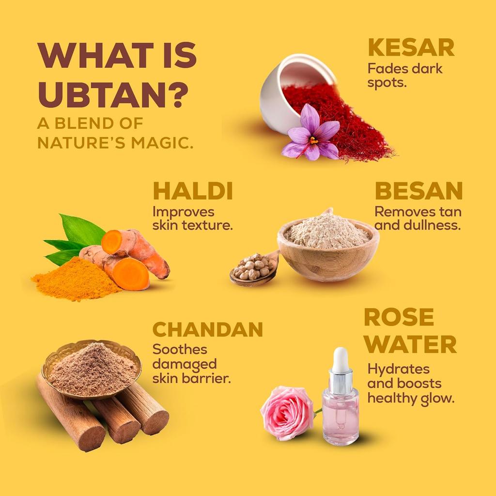 JOY Убтан для удаления загара, гель для умывания для лица, 150 мл, 1 шт. | Осветляющий, отшелушивающий и увлажняющий уход за кожей для естественного сияния