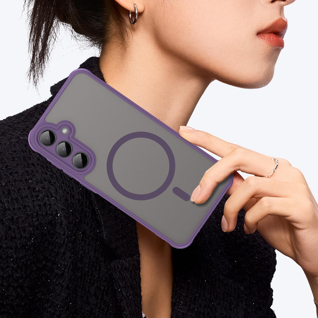Samsung Galaxy A35 5G Phone Case, Magnetic Shockproof Phone Case Cover for Samsung Galaxy A35 5G