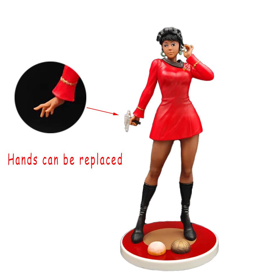 Anime Figure Star Trek communication officer Uhura StarCraft standing posture figurine desktop model ornament Christmas Toys