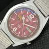 ВОССТАНОВЛЕННЫЕ ВИНТАЖНЫЕ SEIKO 5 AUTO 7009A ЯПОНИЯ МУЖСКИЕ D/D КРАСНЫЕ ЧАСЫ 610b-a318050-9 SKU610b-a318050