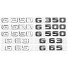 JCG1 3D ABS Logo  Emblem Letters Car Trunk Badge Sticker For Mercedes benz A B R G Class GLK GLA w204 W251 W463 W176 Accessories
