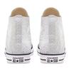 Converse Chuck Taylor All Star Boho Mix Круглый носок Шнуровка Нескользящие Высокие эспадрильи Женские Белые