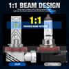 2Pcs H11 H7 H4 LED Bulb HB3 HB4 9005 9006 Headlight Kit Mini Wireless 60W 20000LM 6500K CSP for Car Headlamp 12V White Auto Diode Turbo Lamp