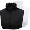 Ruffle Stand Collar Fake Cuffs Decoration Blouse Detachable Shirt Collar Sweater False Collars Top Women Apparel Accessories