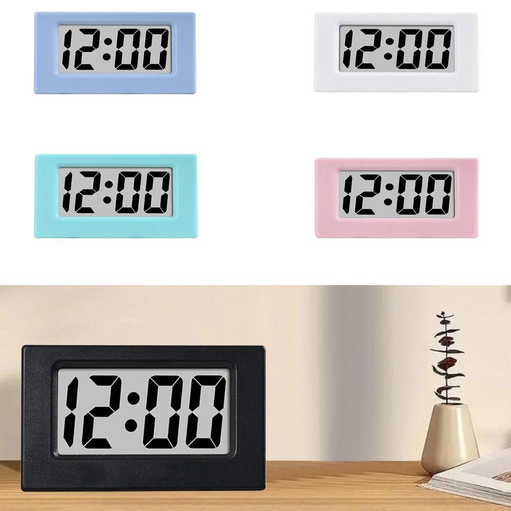 Mini Electronic Digital Clocks Portable Table Watch Screen Desktop Clock  Student