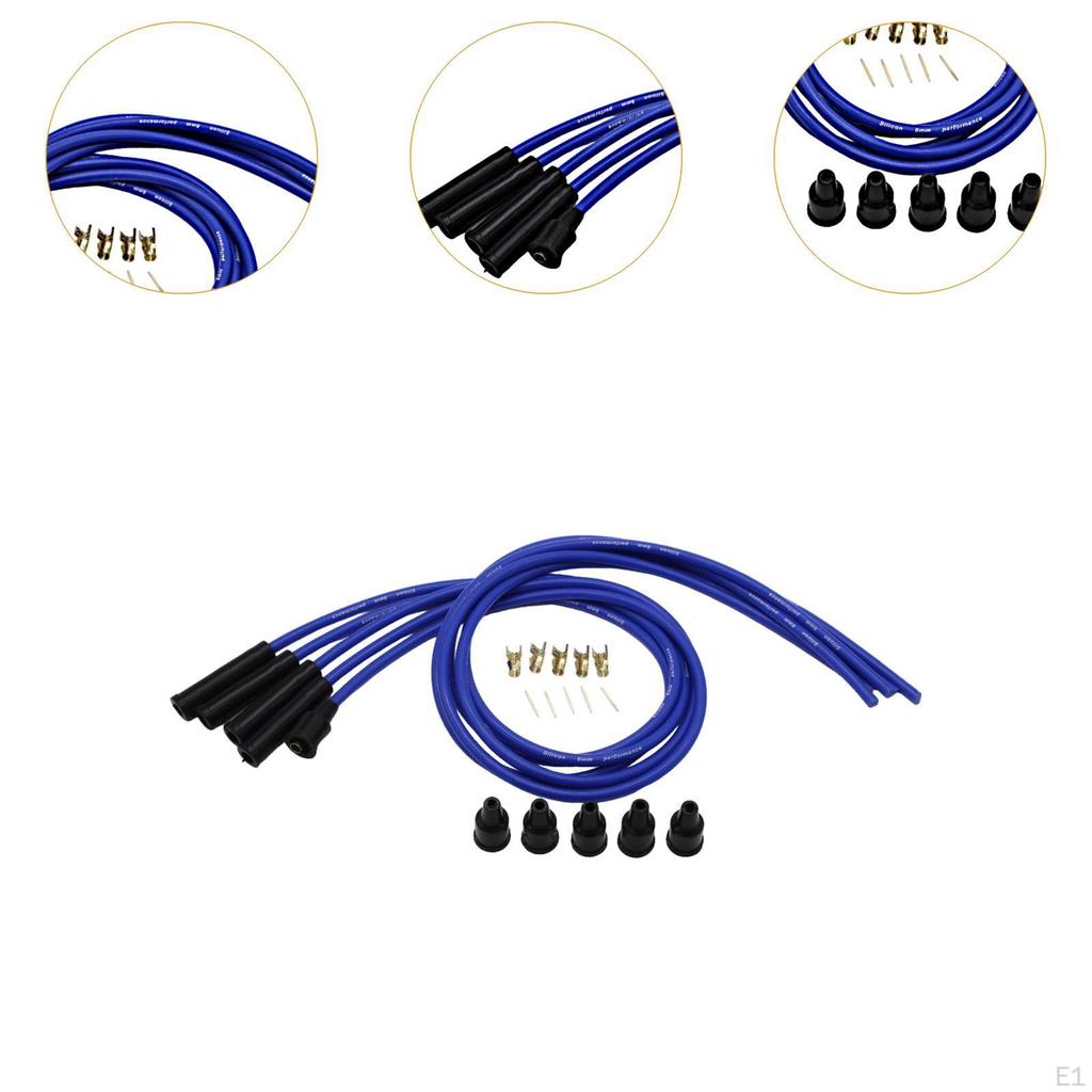 Комплект проводов свечей зажигания для 4-цилиндровых классических автомобилей