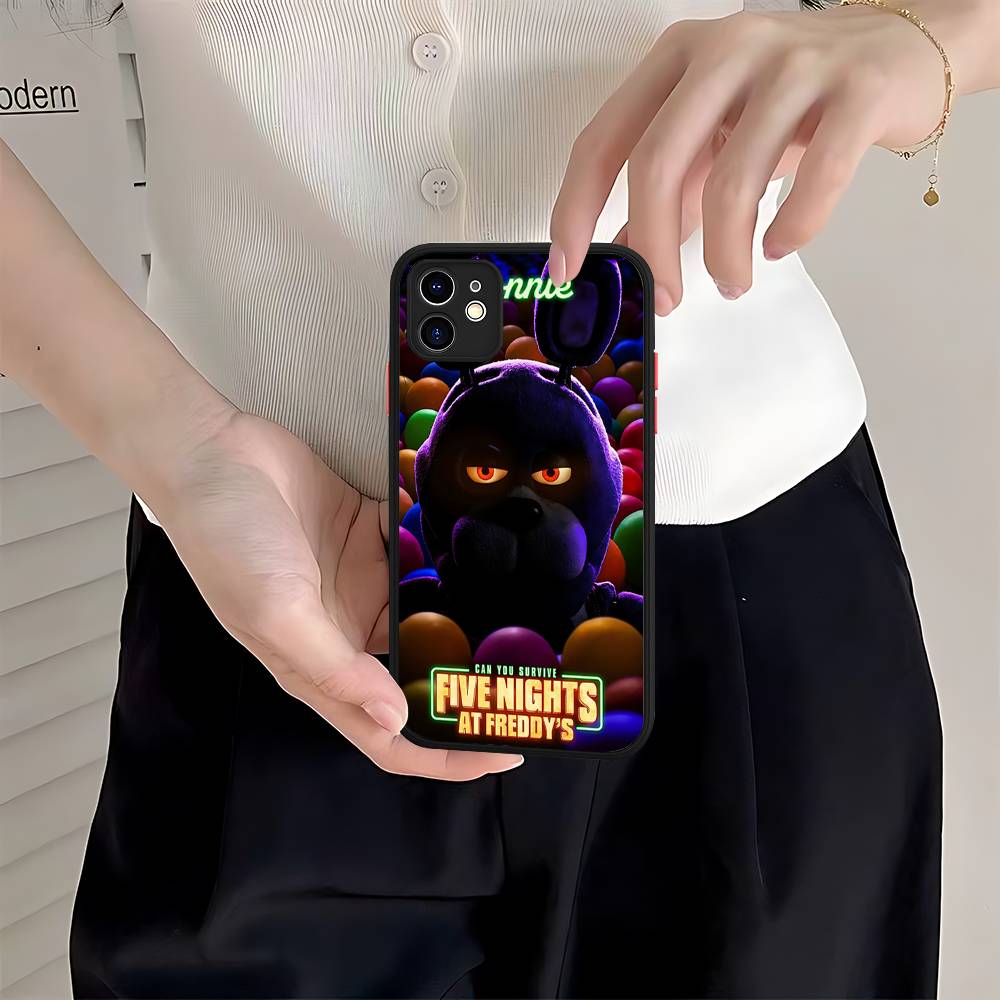 Чехол для телефона Five Nights At Freddy's для iPhone 16 15 14 11 12 13 Pro Max Plus 12 XS Max Задняя крышка Матовый чехол