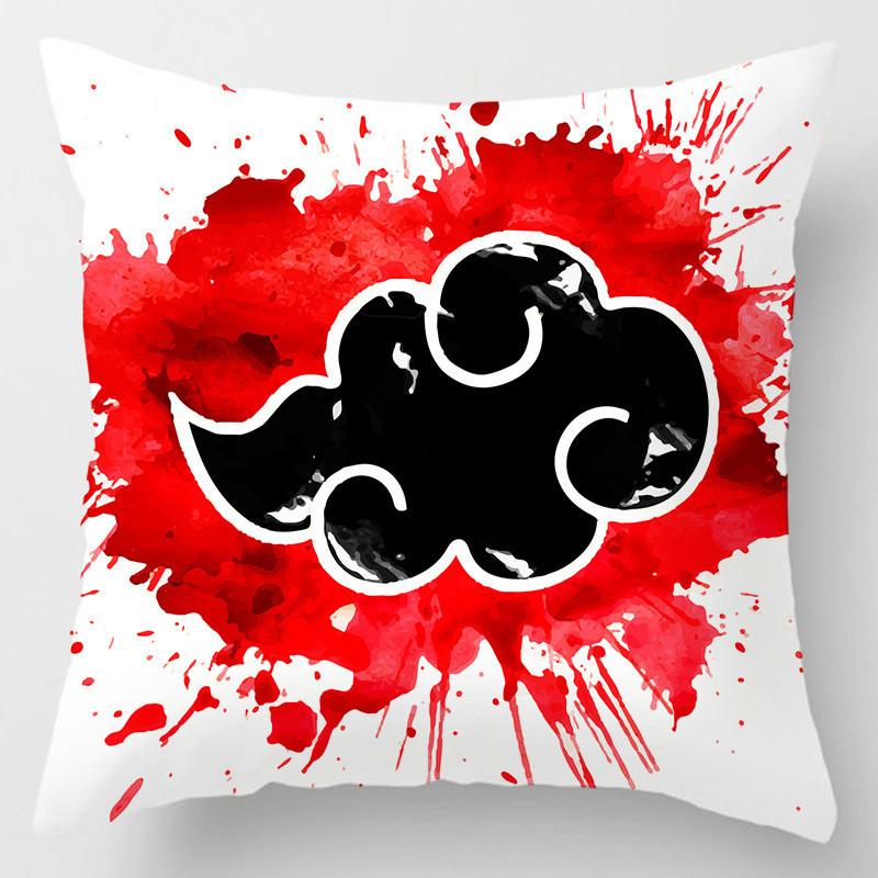 Роскошная аниме наволочка Наруто с мультяшным логотипом для стильного домашнего декора