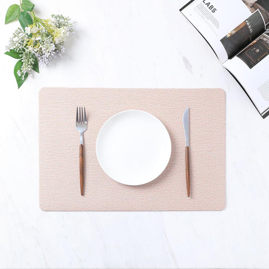 6 шт. Моющиеся коврики для стола Нескользящие теплоизоляционные коврики из ПВХ для обеденного стола кухонные аксессуары