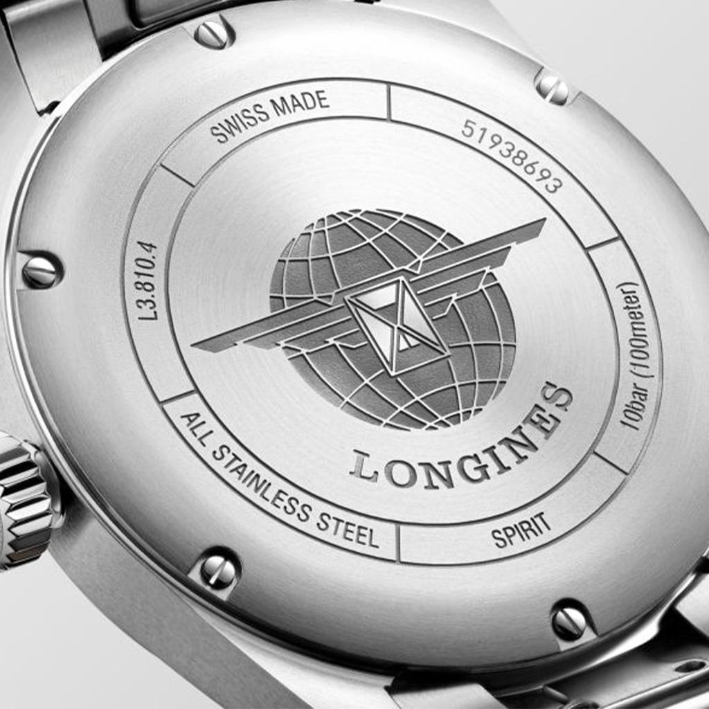 LONGINES Коллекция Spirit Автоматический Механический Механизм Мужские Часы Часы 40мм Зеленый Циферблат L3.810.4.03.6