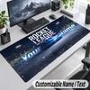 Rocket League Personalized Large Mouse Pad Custom Name Text Extended Desk Mat Gaming Mousepad