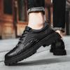 Модные роскошные брендовые мужские кожаные туфли итальянского дизайнера ручной работы повседневная обувь для отдыха на природе рабочие ботинки новые мужские туфли на платформе мужская обувь