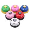 Pet Call Bell Dog Ball-Shape Paws Printed Meal Feeding Educational Puppy Interactive Training Tool