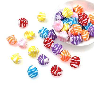 Аксессуары DIY Twister Beads Подвеска Материалы для ручной работы 10 шт. Конфеты Стильное полосатое ожерелье Браслет Аксессуары для изготовления ювелирных изделий