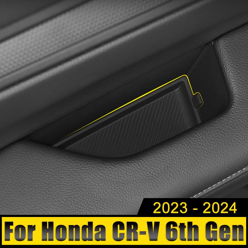 Для Honda CR-V CRV 6-го поколения 2023 2024 2025 гибридная силиконовая накладка на дверную ручку салона автомобиля противоскользящие коврики аксессуары