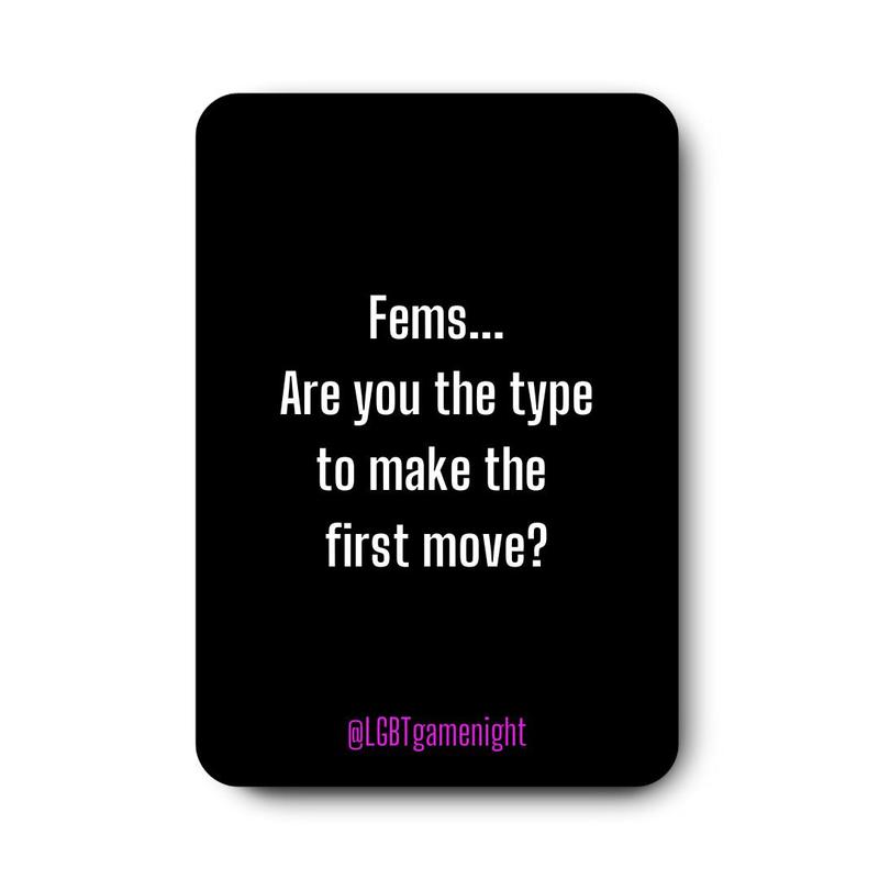 Разговорные карточки, лесбийское издание