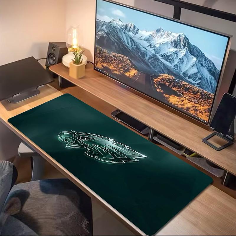Philadelphia Eagles Print Cushion Non-slip Laptop Tablet Big Mousepad XXL Mat Mini PC Playmat With Lock edge