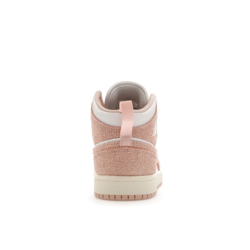 Jordan 1 Mid Little Kids White Pink FN7493-161