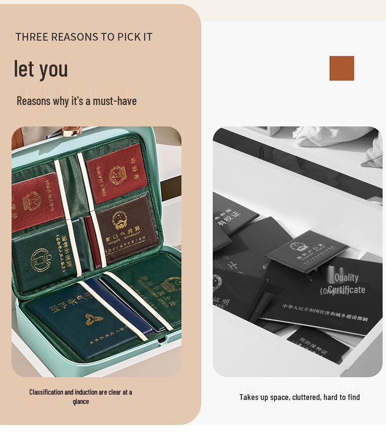 Органайзер для документов Star You: Домашняя книжка вакцинации, Семейный паспорт, Руководство по эксплуатации, Лицензия на ведение бизнеса и Коробка для хранения сертификатов.